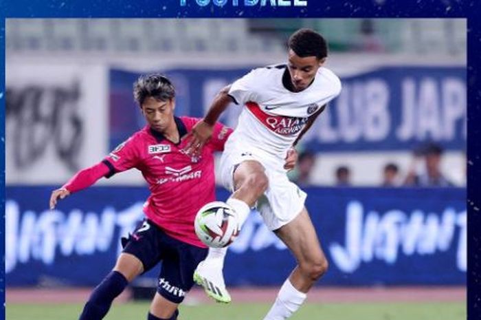 Cerezo Osaka berhasil memenangi laga uji coba melawan Paris Saint-Germain di Stadion Yanmar Nagai, Jumat (28/7/2023).