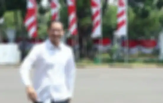 Nadiem Makarim datang ke Istana