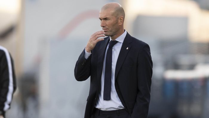 Pelatih Real Madrid, Zinedine Zidane.