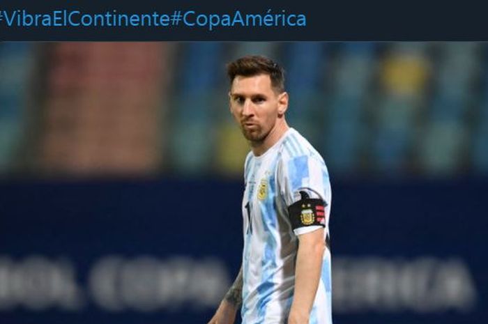 Megabintang timnas Argentina, Lionel Messi.