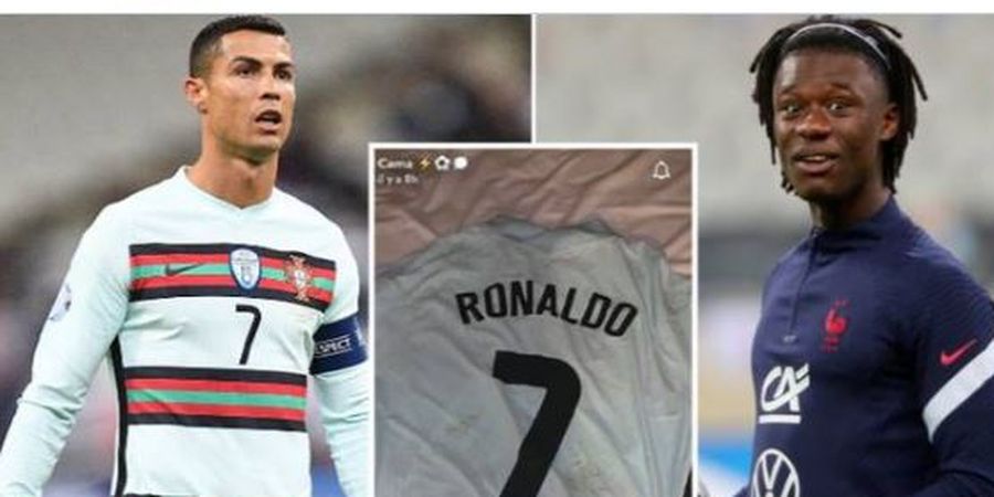 Respons Tak Ternilai dari Eduardo Camavinga Usai Dapat Kostum Cristiano Ronaldo