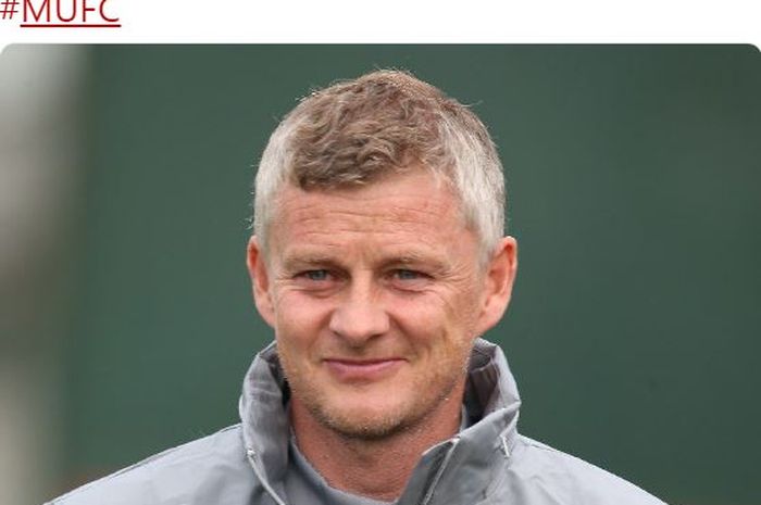 Pelatih Manchester United, Ole Gunnar Solskjaer.