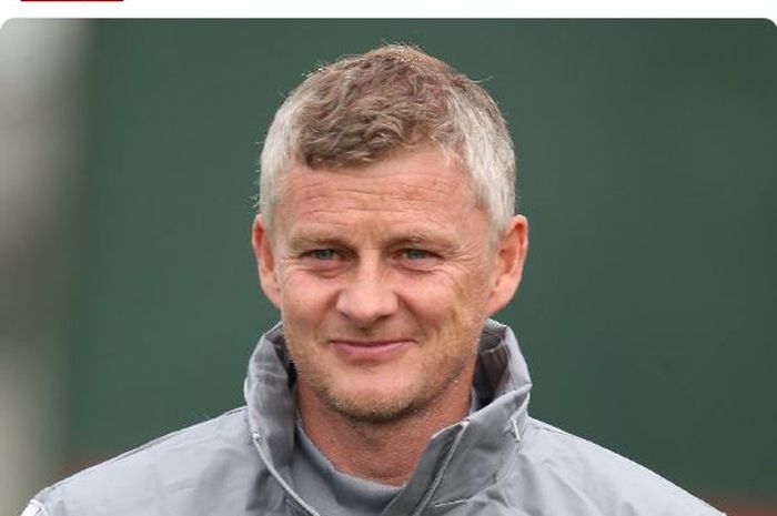 Pelatih Manchester United, Ole Gunnar Solskjaer.