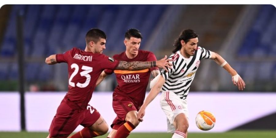 Cetak Brace ke Gawang AS Roma, Cavani Samai Rekor Berusia 36 Tahun