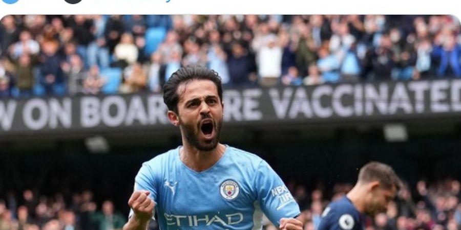 Bernardo Silva Bawa Manchester City Unggul atas Burnley di Babak Pertama