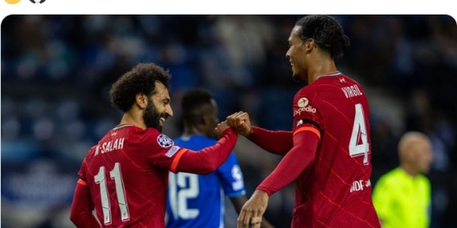 Mohamed Salah dan Sadio Mane Bawa Liverpool Atasi Porto pada Babak Pertama