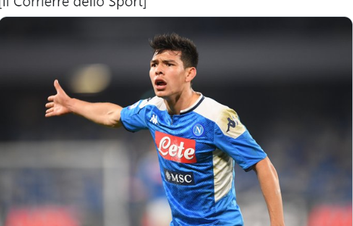 Winger Napoli, Hurving Lozano.