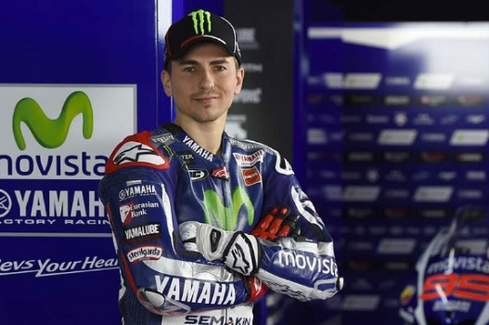Jorge Lorenzo saat masih membela tim Yamaha.
