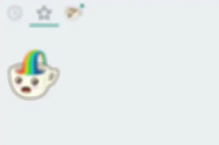 Ilustrasi stiker di Whatsapp