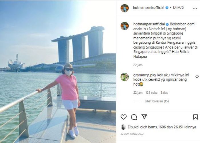 Postingan Hotman Paris