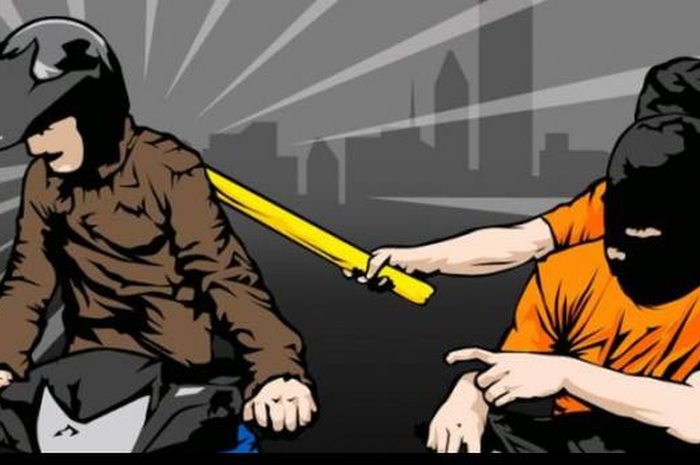 Ilustrasi begal