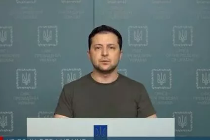 Presiden Ukraina Volodymyr Zelensky.