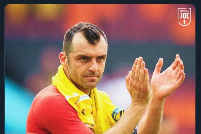 Goran Pandev pensiun dari timnas Makedonia Utara setelah duel Euro 2020 lawan timnas Belanda, 21 Juni 2021.