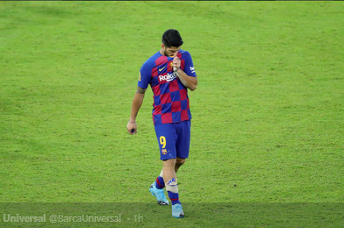 Striker Barcelona, Luis Suarez.