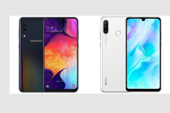 Samsung Galaxy A50 dan Huawei P30 Lite, hape 3 jutaan mana yang terbaik?