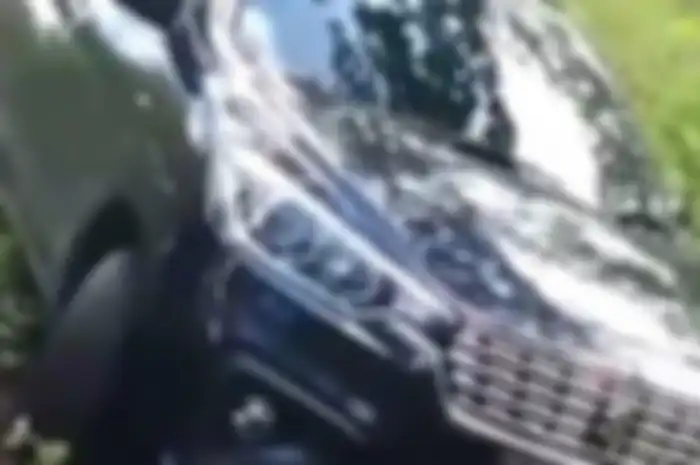 Ilustrasi mobil di tengah hutan