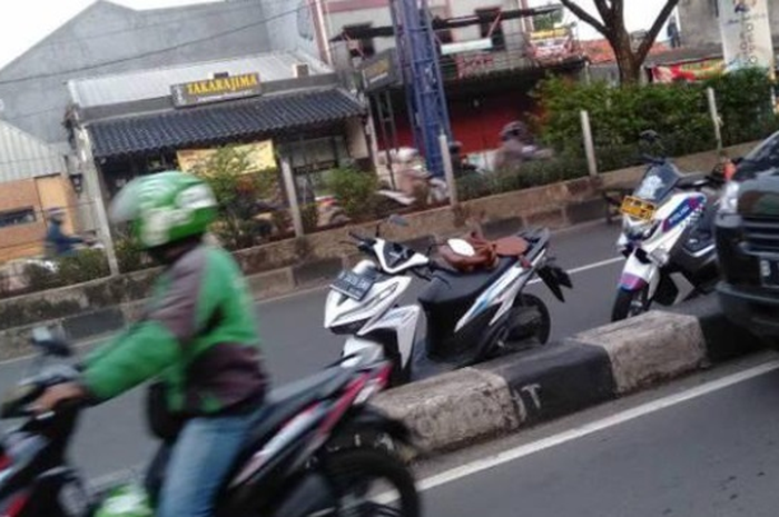 Motor Honda Vario milik korban kecelakaan di Depok, Jawa Barat