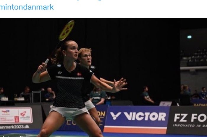 Pasangan Denmark, Mads Vestergaard/Christine Busch yang sempat jadi mimpi buruk Dejan Ferdinansyah/Gloria Emanuelle Widjaja berakhir ngenes di final Guwahati Masters 2023