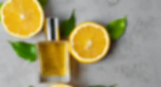ilustrasi parfum aroma citrus