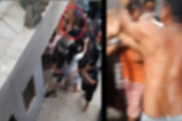 Viral! Cuma Karena Semen, Warga di Pulogadung Ribut Adu Jotos Sambil Bawa Celurit: Mama Gue Berdarah Ditonjok Sama Dia!