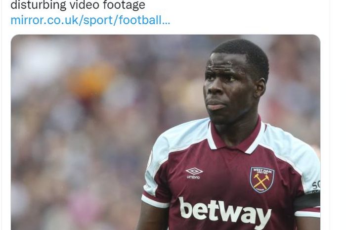 Bek West Ham United, Kurt Zouma.