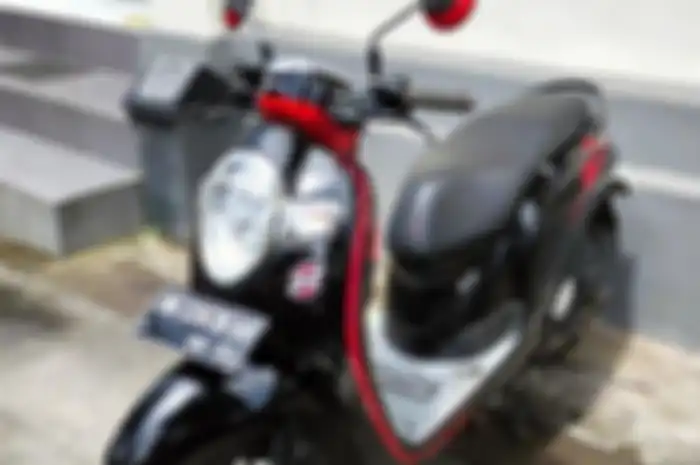 Hilang setahun, motor Honda Scoopy di Bali ditemukan kembali pakai pelat nomor palsu.