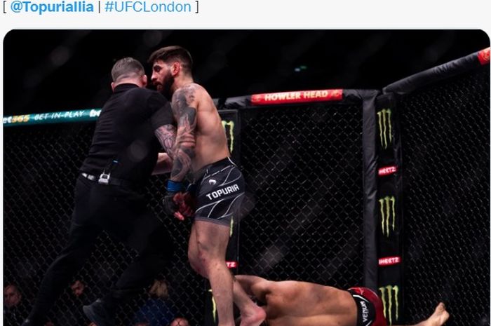Berbekal duelnya di UFC Jacksonville, IIia Topuria, jagoan yang sempat bermasalah dengan rekan Jeka Saragih, Paddy Pimblett pasang target bersama yakni korban Islam Makhachev.