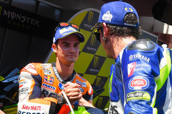 Valentino Rossi sempat sedih tahu Dani Pedrosa gelar jumpa pers dikira benar-benar pensiun dari Moto