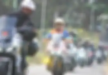 Turing Perdana Komunitas Honda ADV150, Kota Pasuruan Padat Merayap