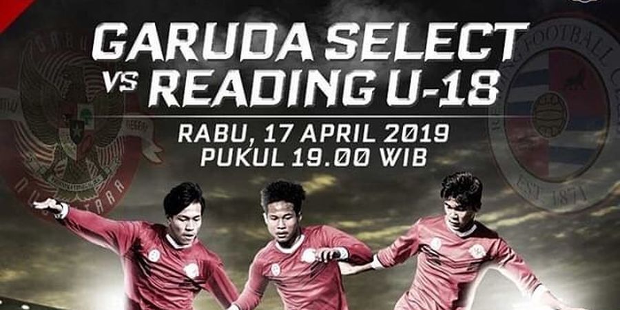 Kalahkan Reading, Garuda Select Cetak Gol saat Laga Berjalan 8 Detik