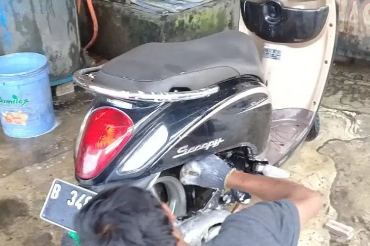 Waspada, Tempat Cuci Steam Motor Jadi Sasaran Maling, Barang Ini Paling Gampang Dicuri