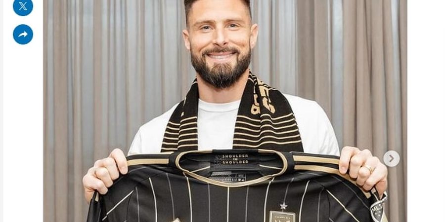 BURSA TRANSFER - Olivier Giroud Resmi Gabung LAFC, Bisa Langsung Debut Lawan Kiper Timnas Indonesia?