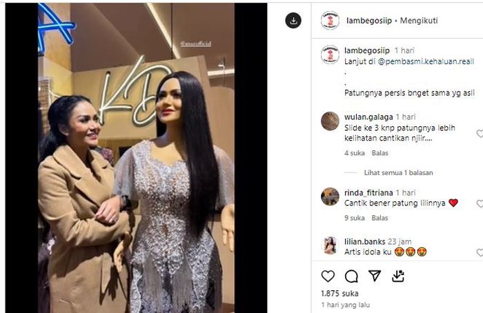 Postingan akun @lambegosiip  