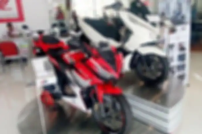 Ilustrasi dealer motor Honda.