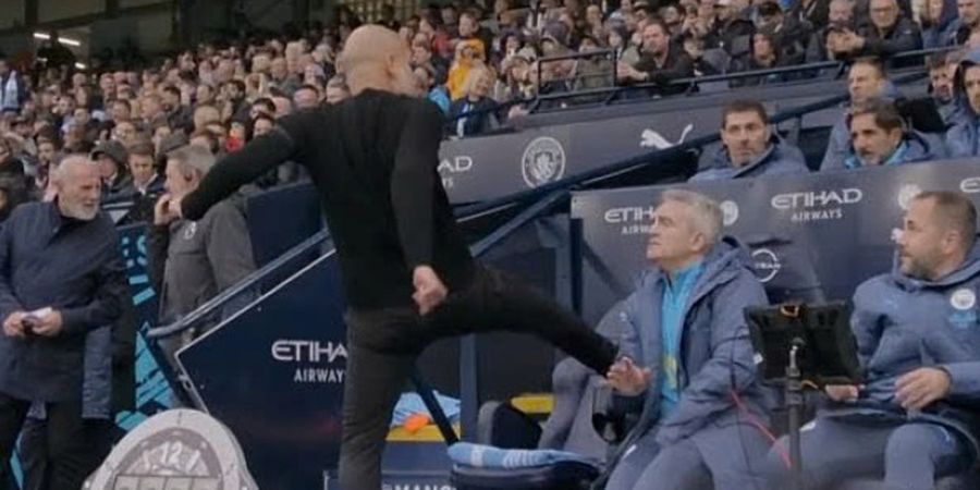 Guardiola Tendang dan Rusak Kursi Usai Man City Dikerjai Wasit Terang-terangan