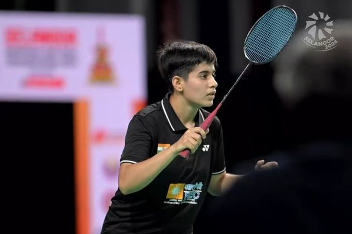 Tunggal putri India berusia 17 tahun, Anmol Kharb sukses menjadi penentu kemenangan tim putri India atas Thailand pada final Kejuaraan Beregu Asia 2024 di Setia City Convention Centre, Shah Alam, Malaysia, Minggu (18/2/2024)