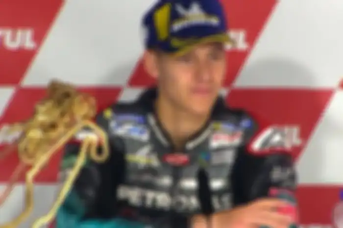 Fabio Quartararo finis ke-3 di MotoGP Belanda 2019.