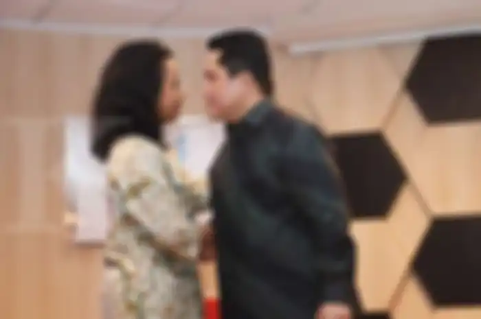 Rini Soemarno dan Erick Thohir