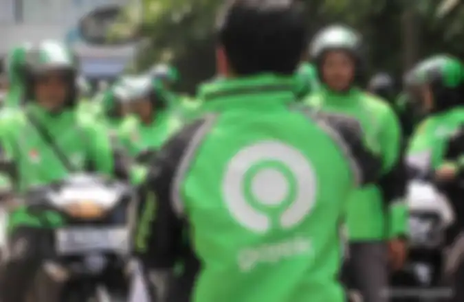 Ilustrasi driver Gojek