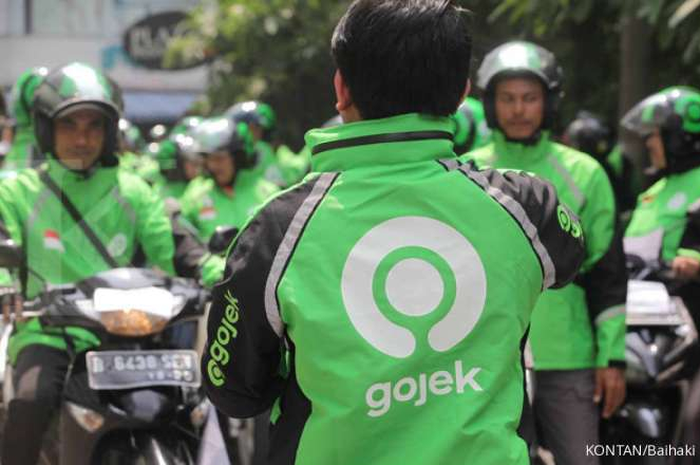 Ilustrasi driver Gojek