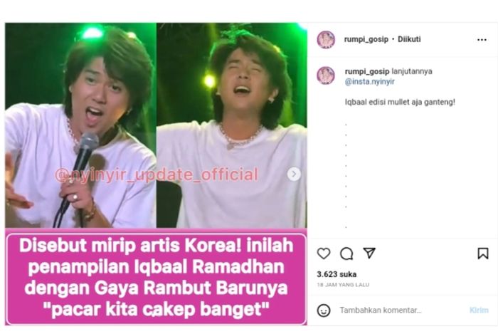 Postingan akun @rumpi_gosip