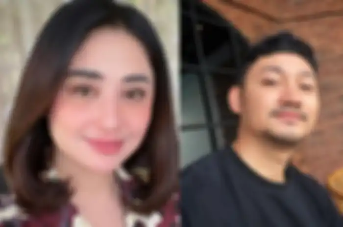Kolase Foto Dewi Perssik dan Angga Wijaya.