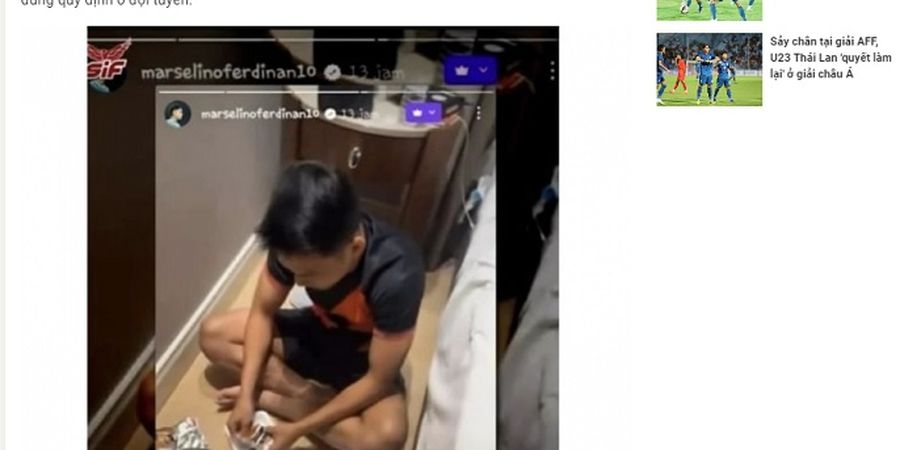 Reaksi Media Vietnam Lihat Pemain Timnas Indonesia Kepergok Asyik Masak Mie Instan