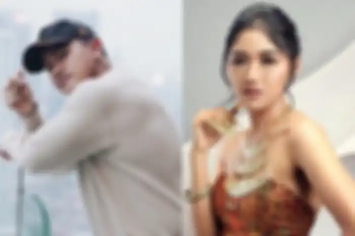 Kolase foto Kaesang Pangarep dan Erina Gudono