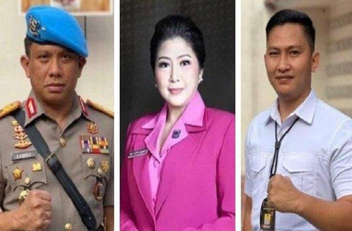 Foto Putri Candrawathi Tersangka.