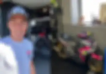 Aleix Espargaro Koleksi Yamaha Aerox 155, Parkir Samping Motor MotoGP