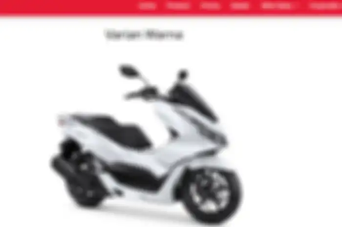 Honda PCX 160 di website resmi PT AHM