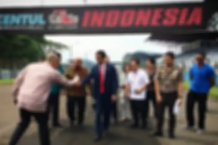 Presiden Jokowi cek kondisi sirkuit Sentul