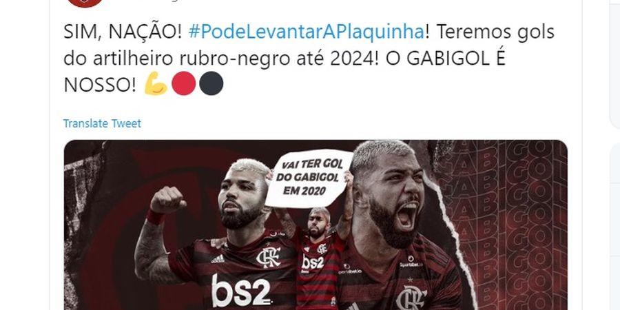 Resmi, Flamengo Rekrut Permanen Monster Golnya dari Inter Milan