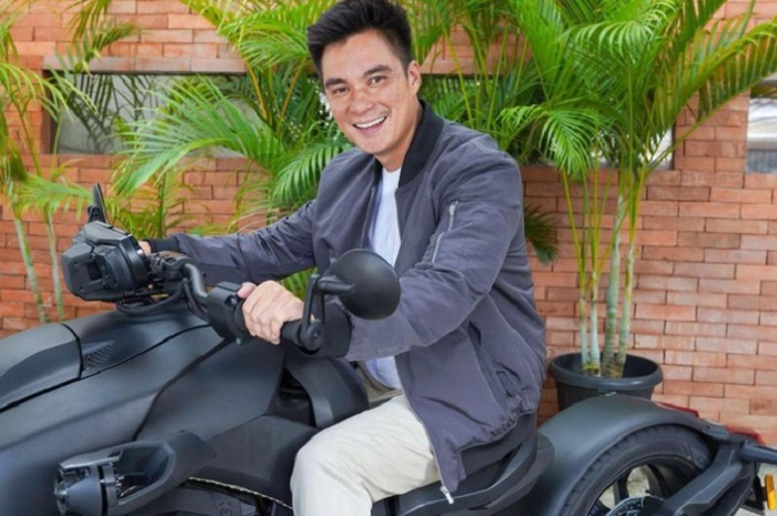 Motor roda tiga Can-Am Spyder Ryker punya Baim Wong harganya setengah miliar rupiah lebih.